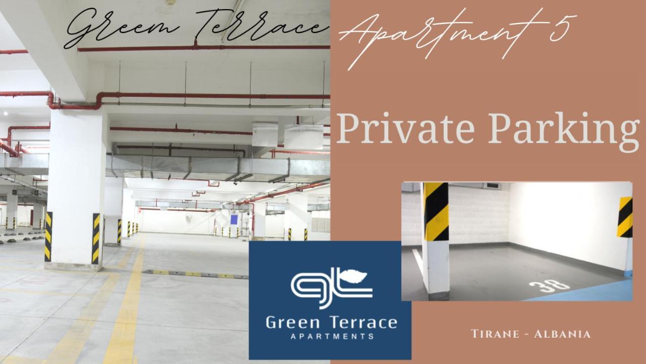 Green Terrace Apartment 5 ติรานา ภายนอก รูปภาพ